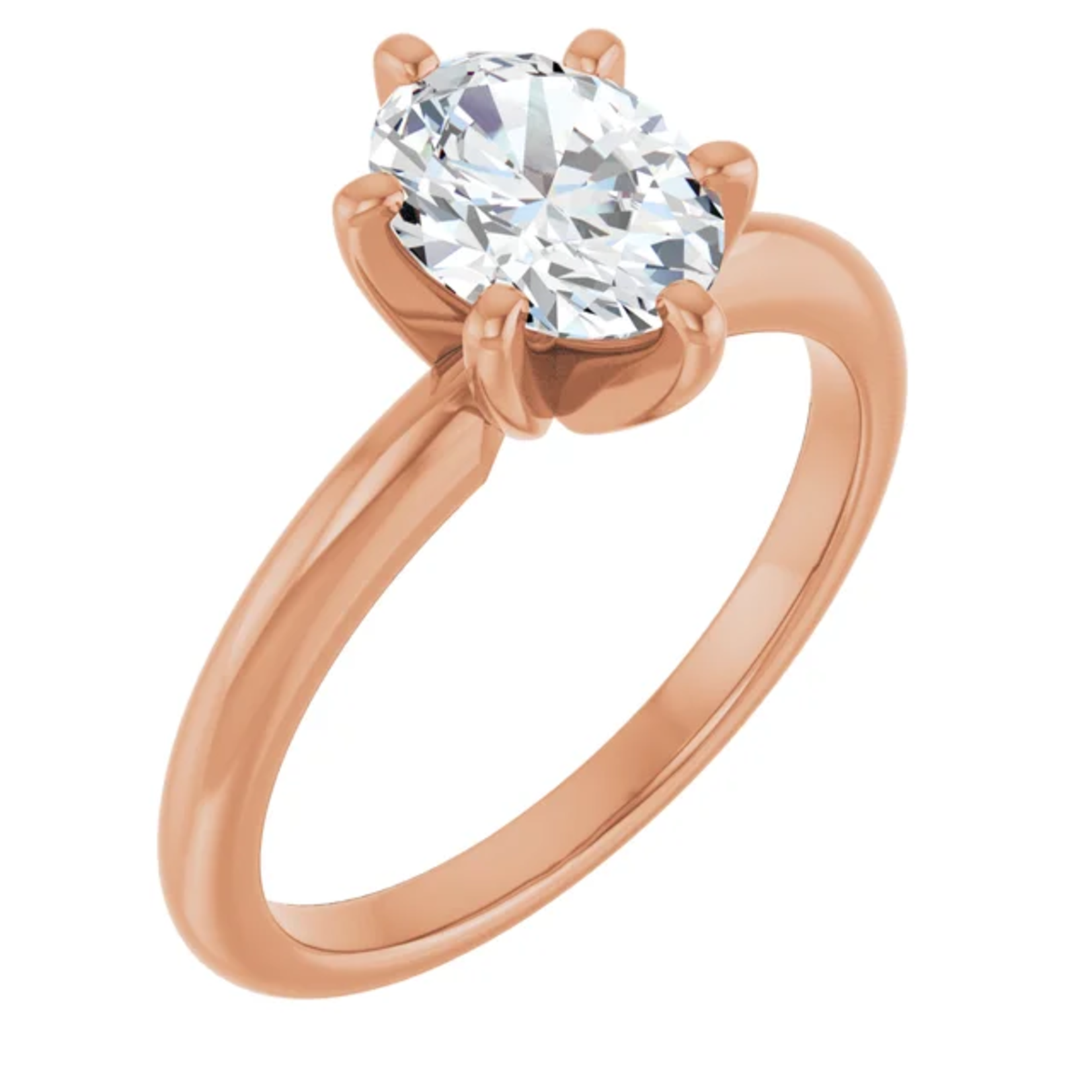 Ever & Ever Oval Six Prong Solitaire