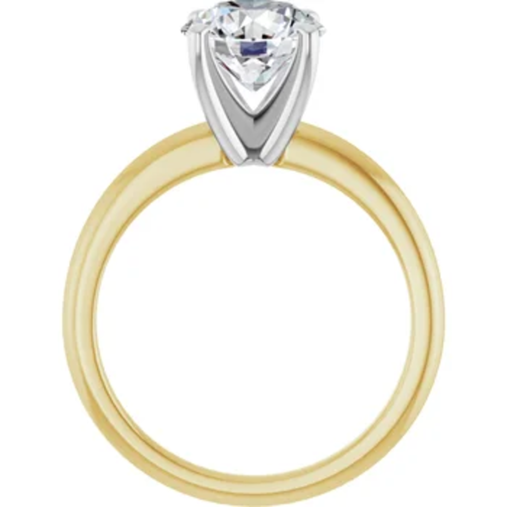 Ever & Ever High Profile Round Four Prong Solitaire