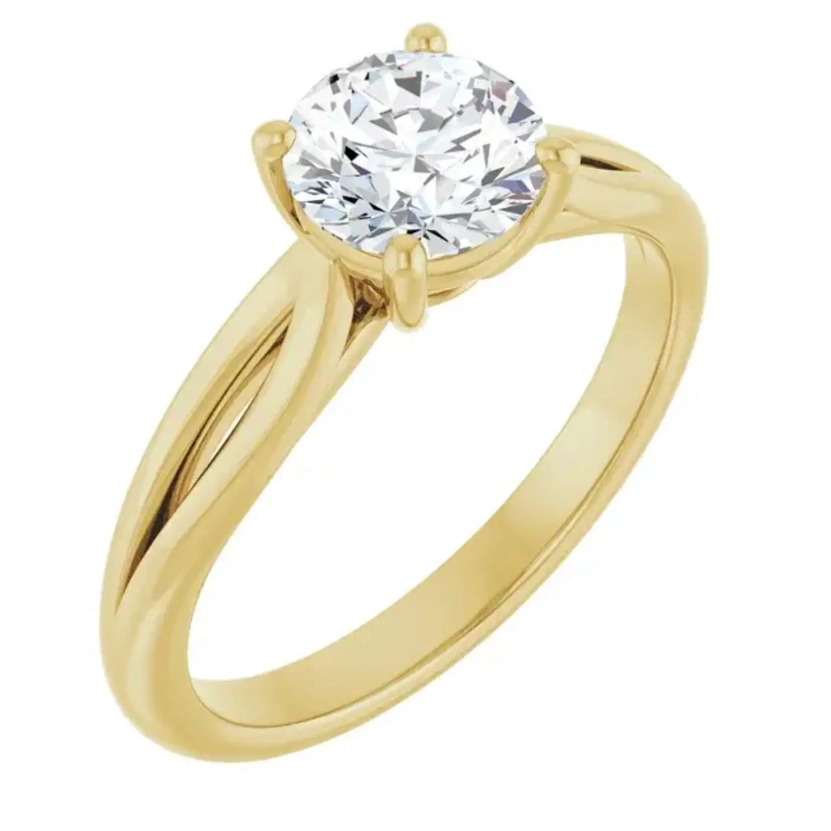 Ever & Ever Round Fancy Solitaire Ring