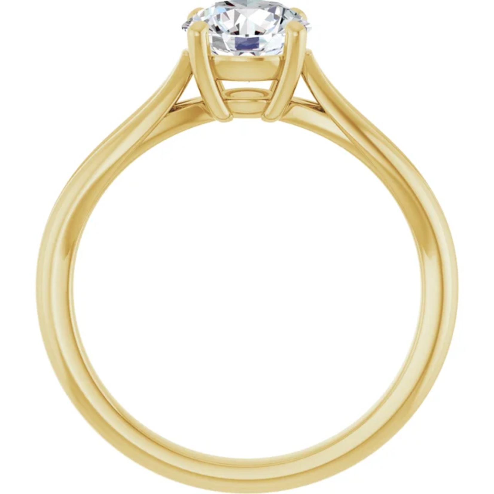 Ever & Ever Round Fancy Solitaire Ring
