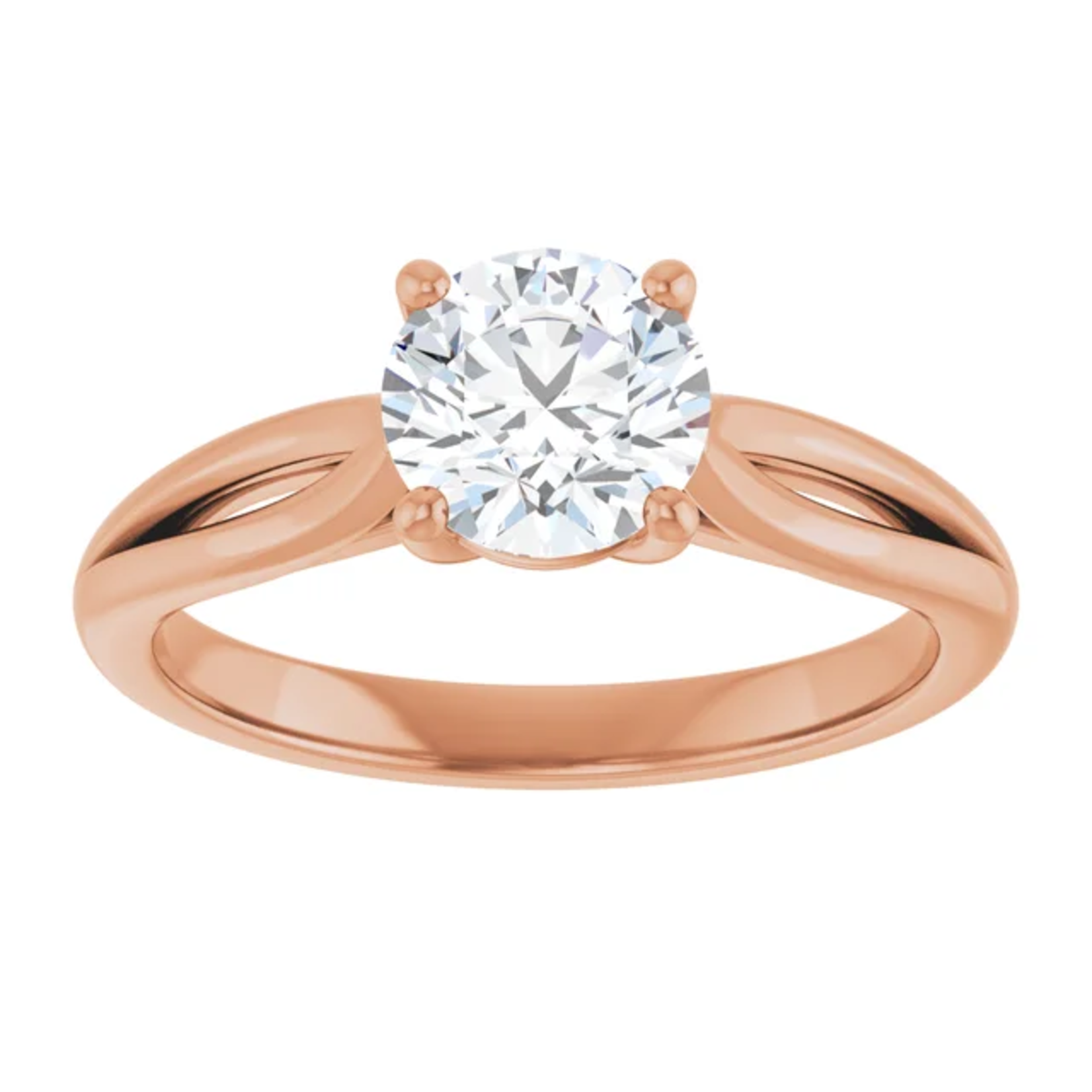 Ever & Ever Round Fancy Solitaire Ring