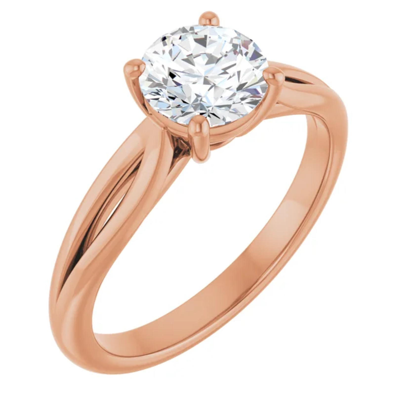 Ever & Ever Round Fancy Solitaire Ring