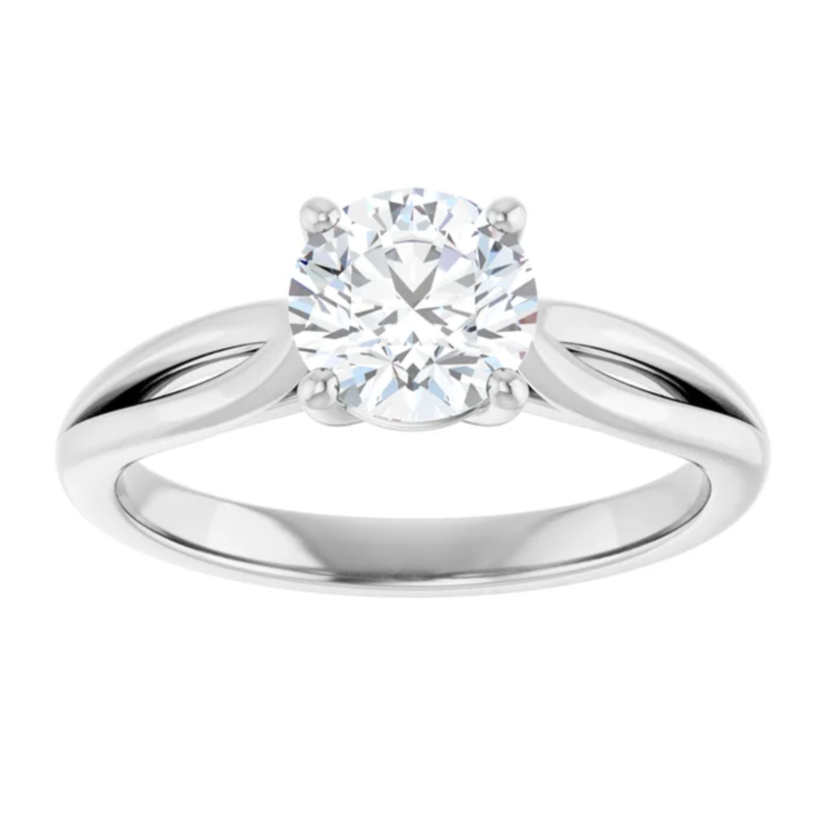 Ever & Ever Round Fancy Solitaire Ring