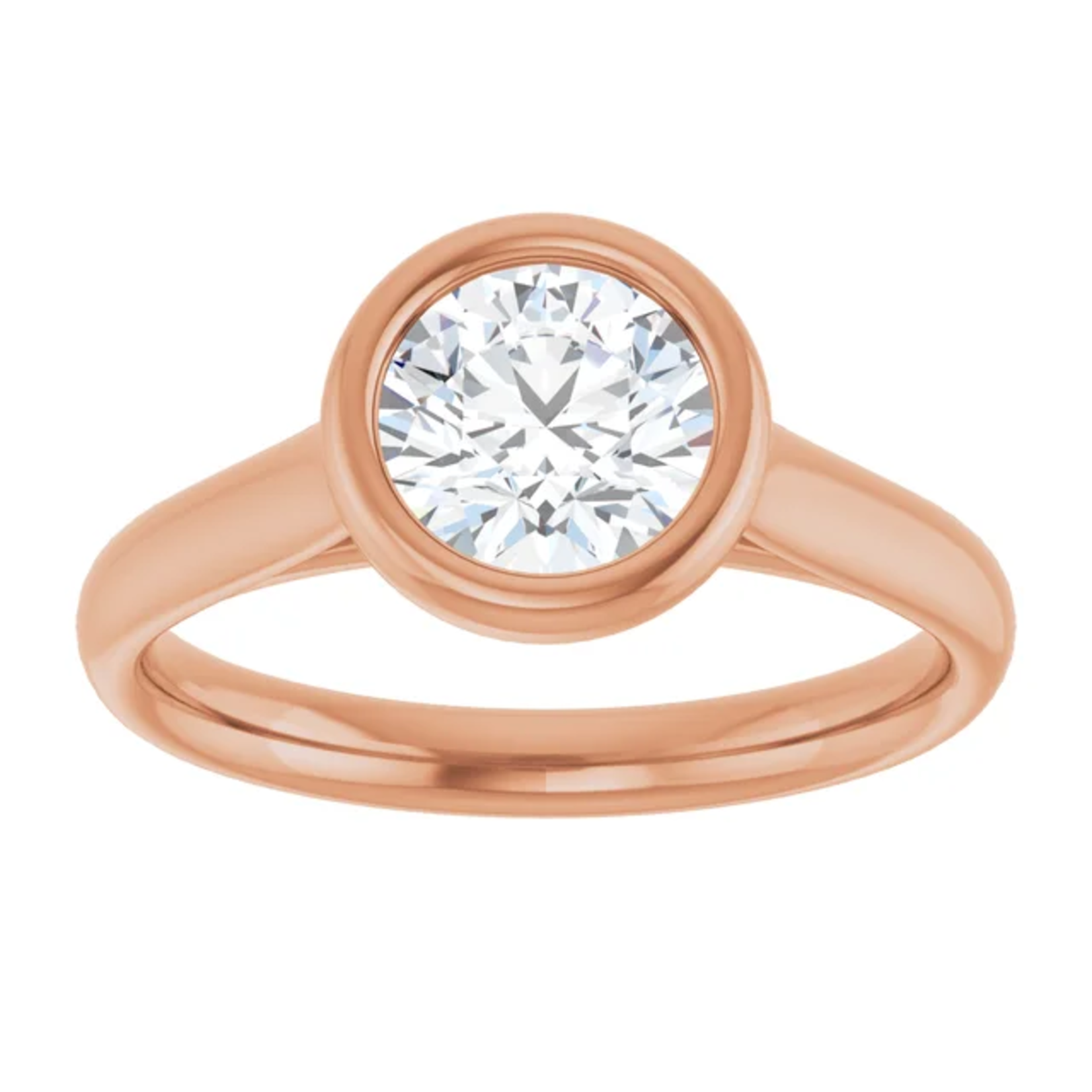Ever & Ever Round Bezel Solitaire Ring