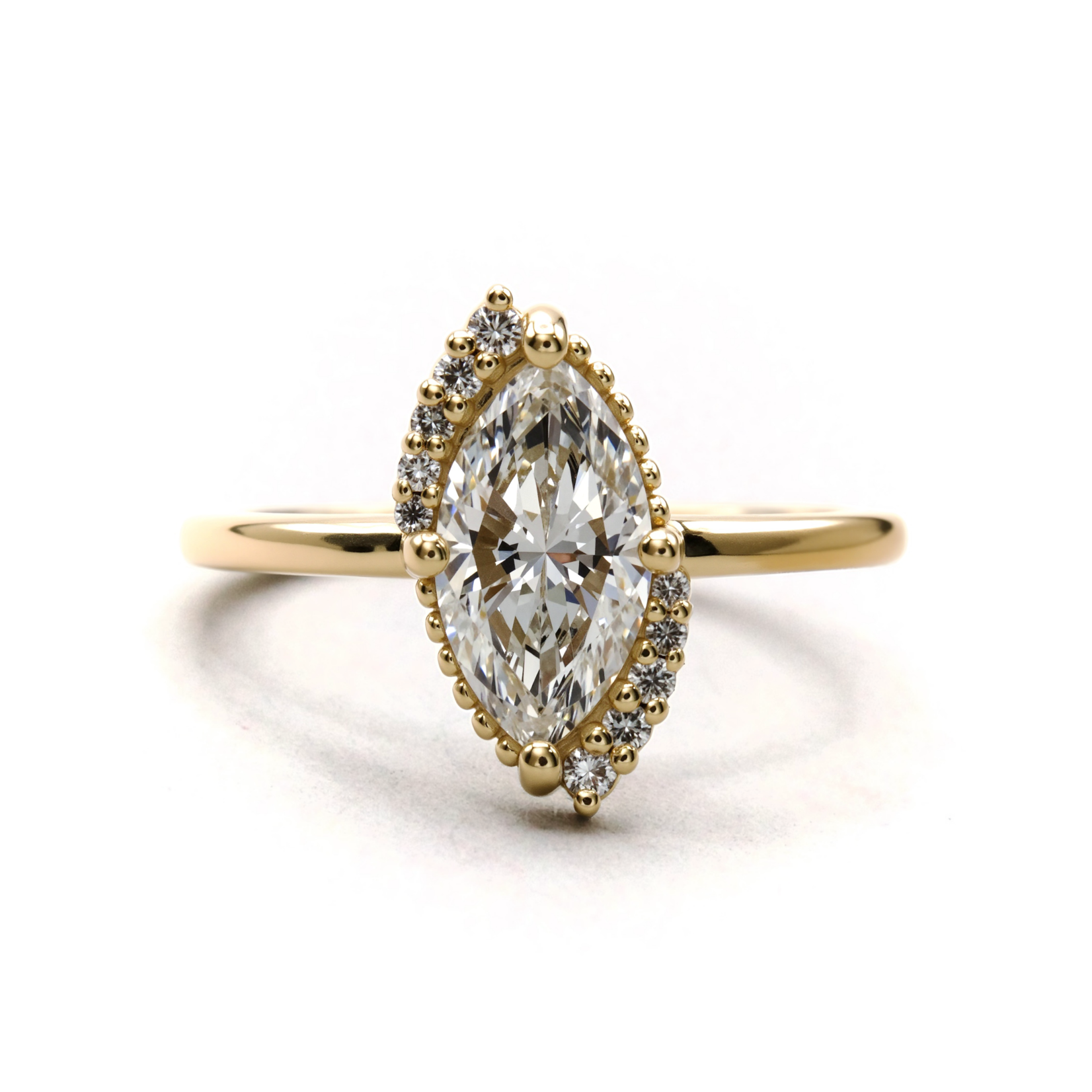 Mckay Diamonds Vintage Inspired LG Marquise Diamond Ring