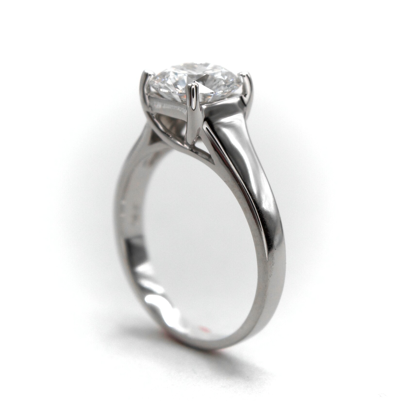 Mckay Diamonds LG Round Diamond Thick Band Solitaire Ring