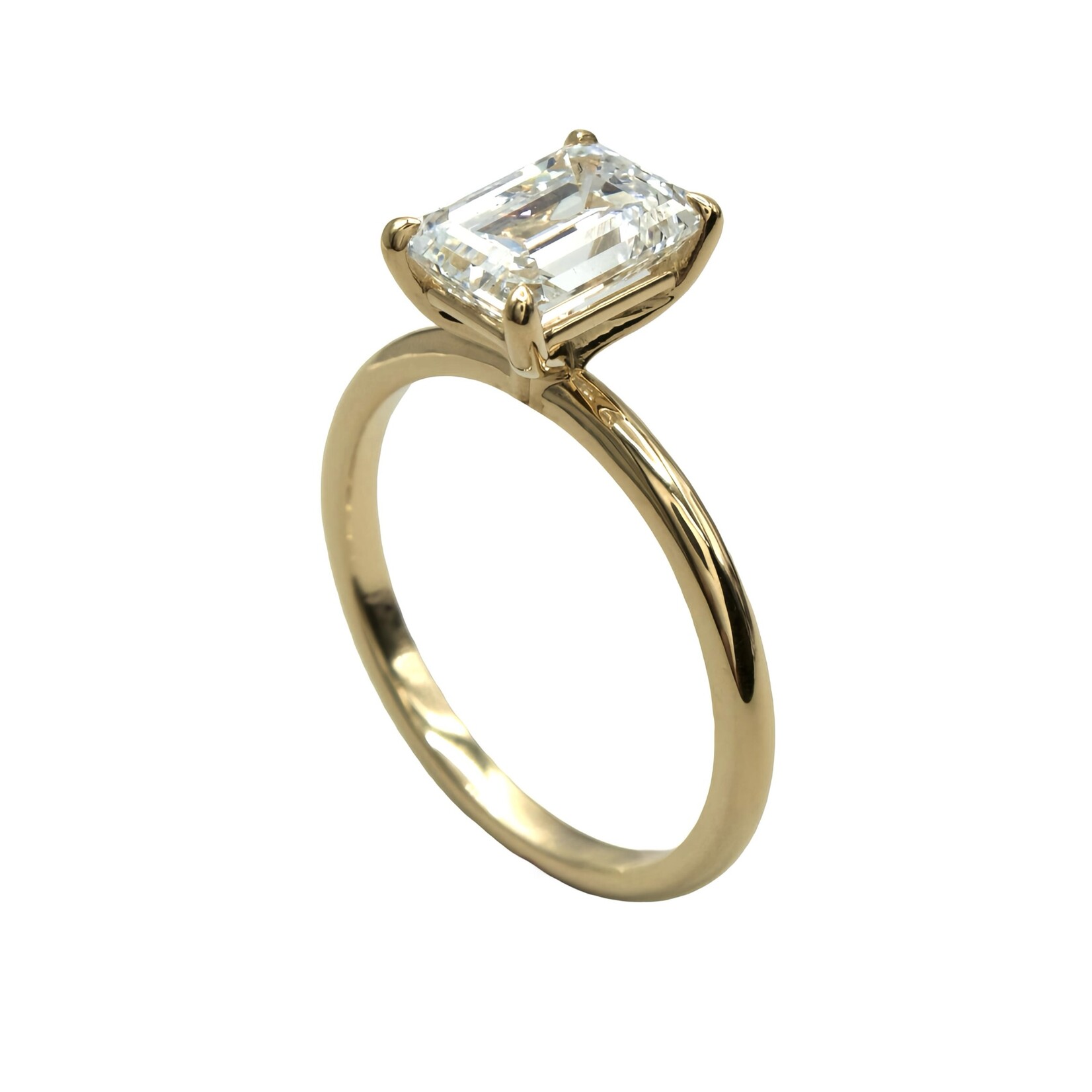 Mckay Diamonds LG Emerald Cut Classic Solitaire
