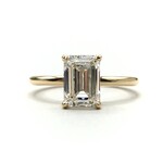 Mckay Diamonds LG Emerald Cut Classic Solitaire