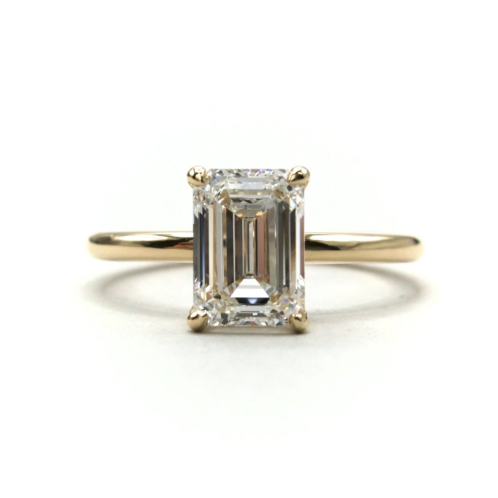 Mckay Diamonds LG Emerald Cut Classic Solitaire