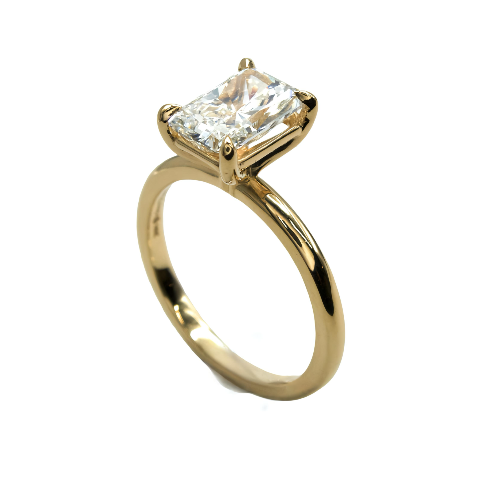 Mckay Diamonds LG Radiant Cut Classic Solitaire