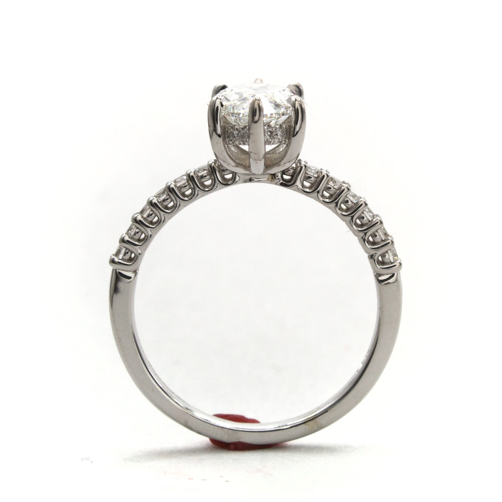 Mckay Diamonds LG Marquise Hidden Halo and Diamond Band