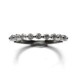 14K Gold Shared Prong Band with Lab-Grown Diamonds