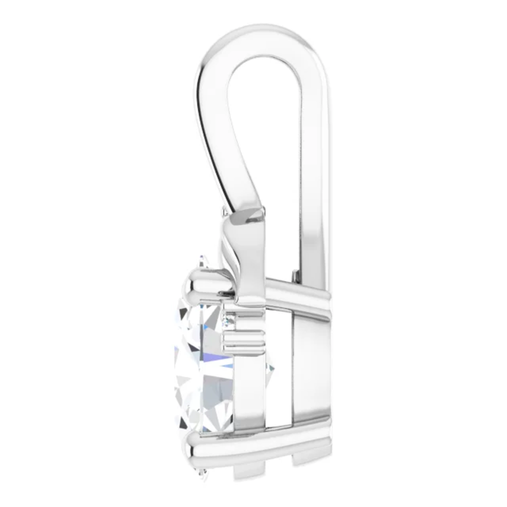 Mckay Diamonds Delicate Leaf Pendant with Lab-Grown Diamonds