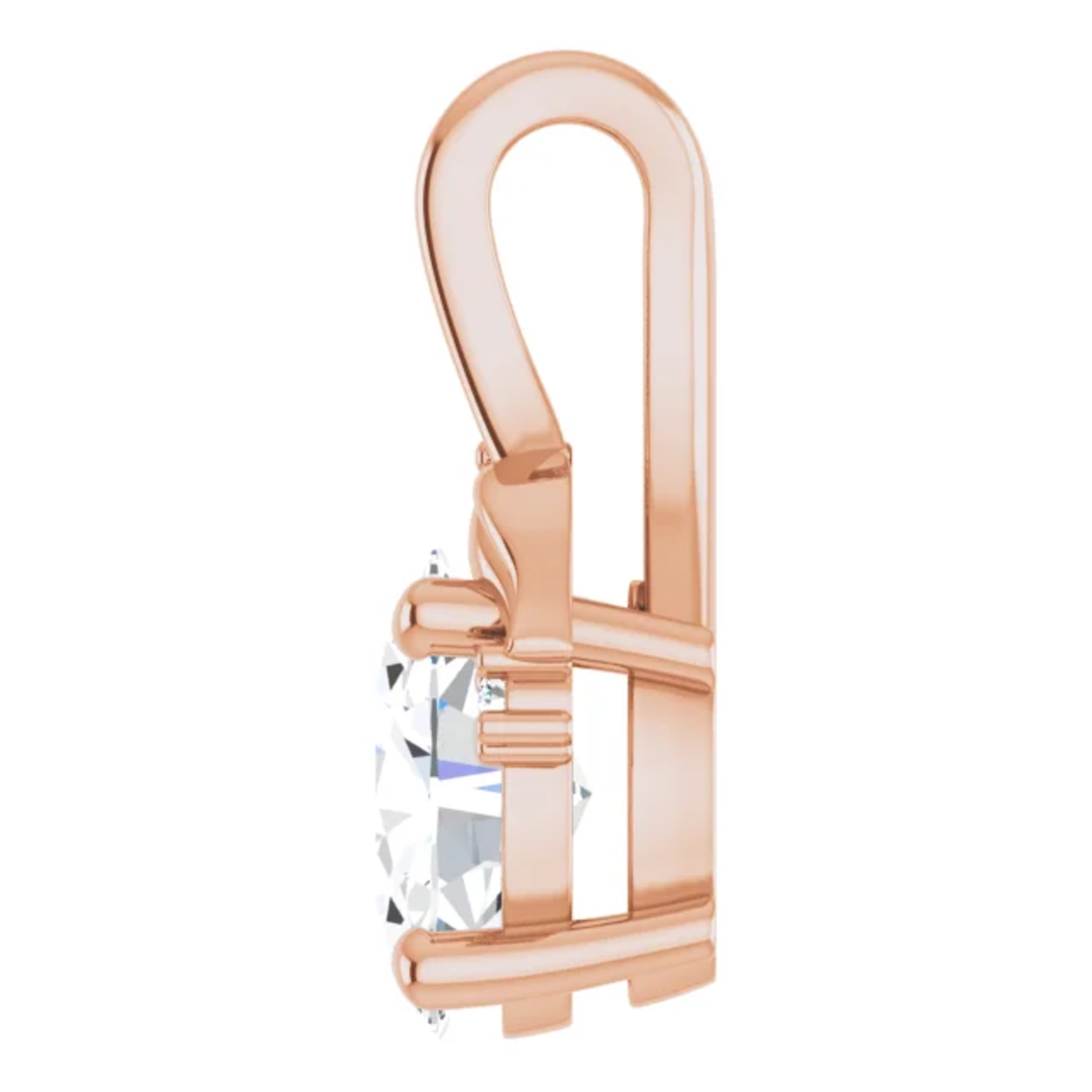 Mckay Diamonds Delicate Leaf Pendant with Lab-Grown Diamonds