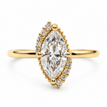 Mckay Diamonds Vintage Inspired LG Marquise Diamond Ring