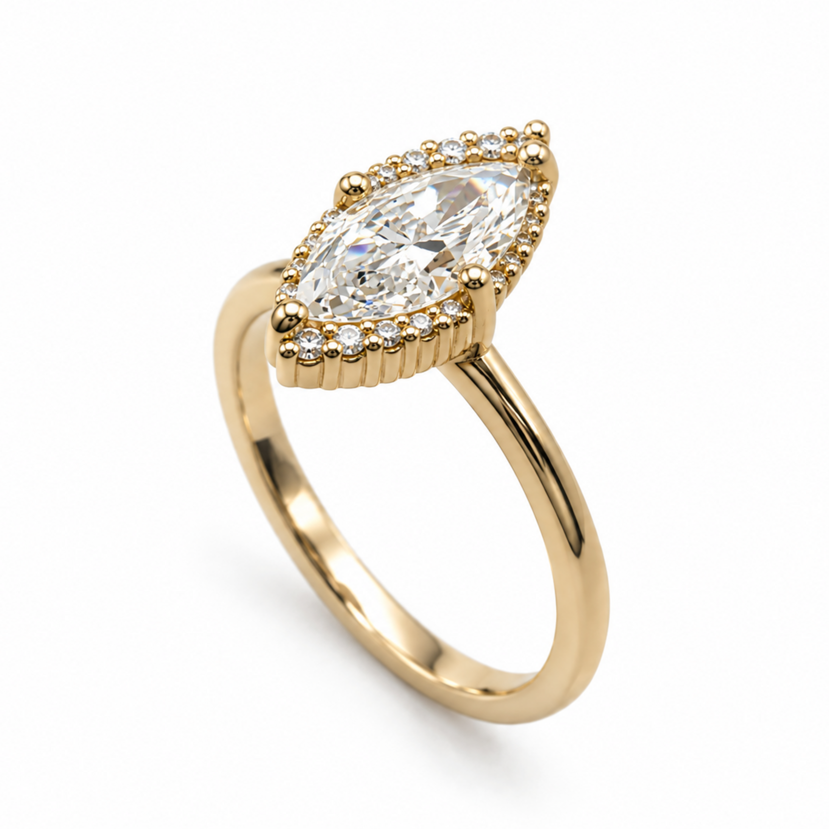 Mckay Diamonds Vintage Inspired LG Marquise Diamond Ring