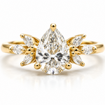 Mckay Diamonds LG Floral Pear Ring
