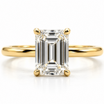 Mckay Diamonds LG Emerald Cut Classic Solitaire