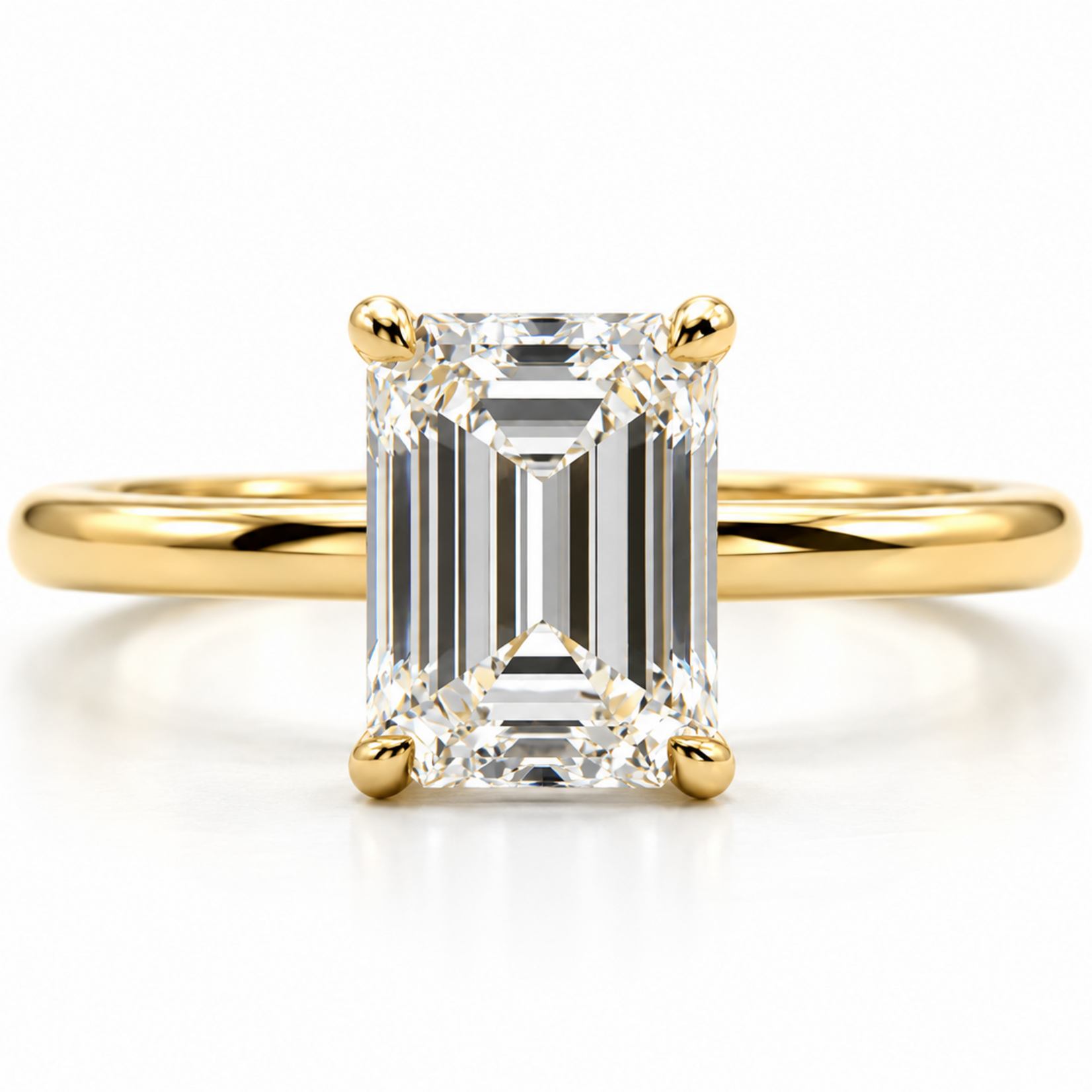 Mckay Diamonds LG Emerald Cut Classic Solitaire