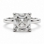 Mckay Diamonds LG Asscher Hidden Halo Solitare