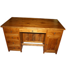 Bureau 6 Tiroirs 1 Porte 150x70x80 Cm (SA 092)