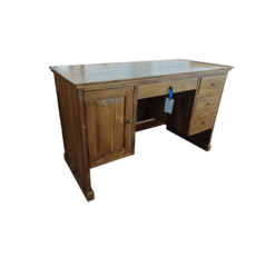 Bureau 1Porte 4 Tiroirs 130X60X80 Cm (354 048)