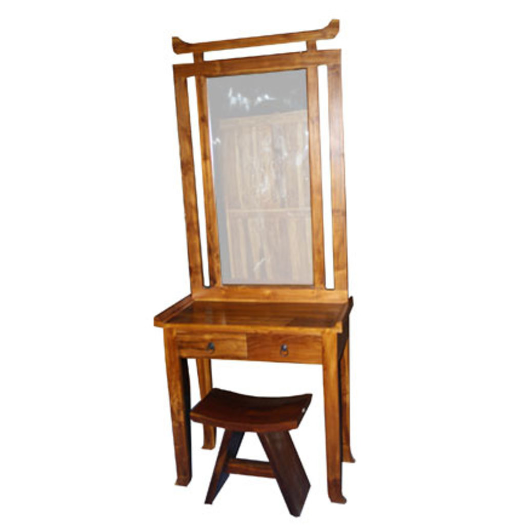 Coiffeuse Samouraï avec miroir  80x37x80 Cm (BT-716)