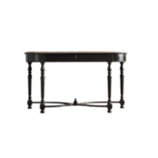 Console ESCA pieds noirs 160X50X80 Cm Naturelle