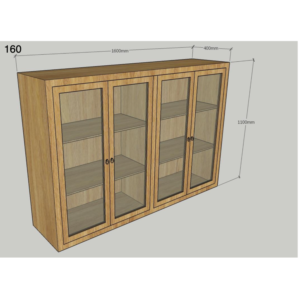Haut de buffet 4 Portes 3 Étagères (BT-265)
