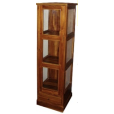 Étagère colonne 1 tiroir 55x45x170 Cm (SA-192) Naturel