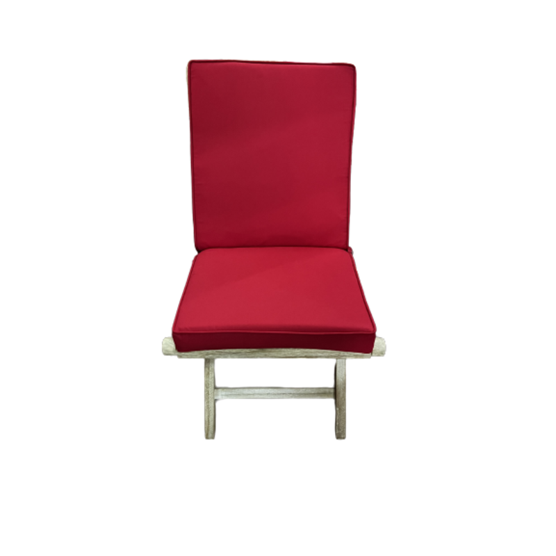 Coussins rouge assise et dossier pour chaise pliante BA-70