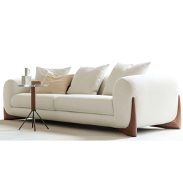 Sofa blanc Polaire 250x95x65 Cm