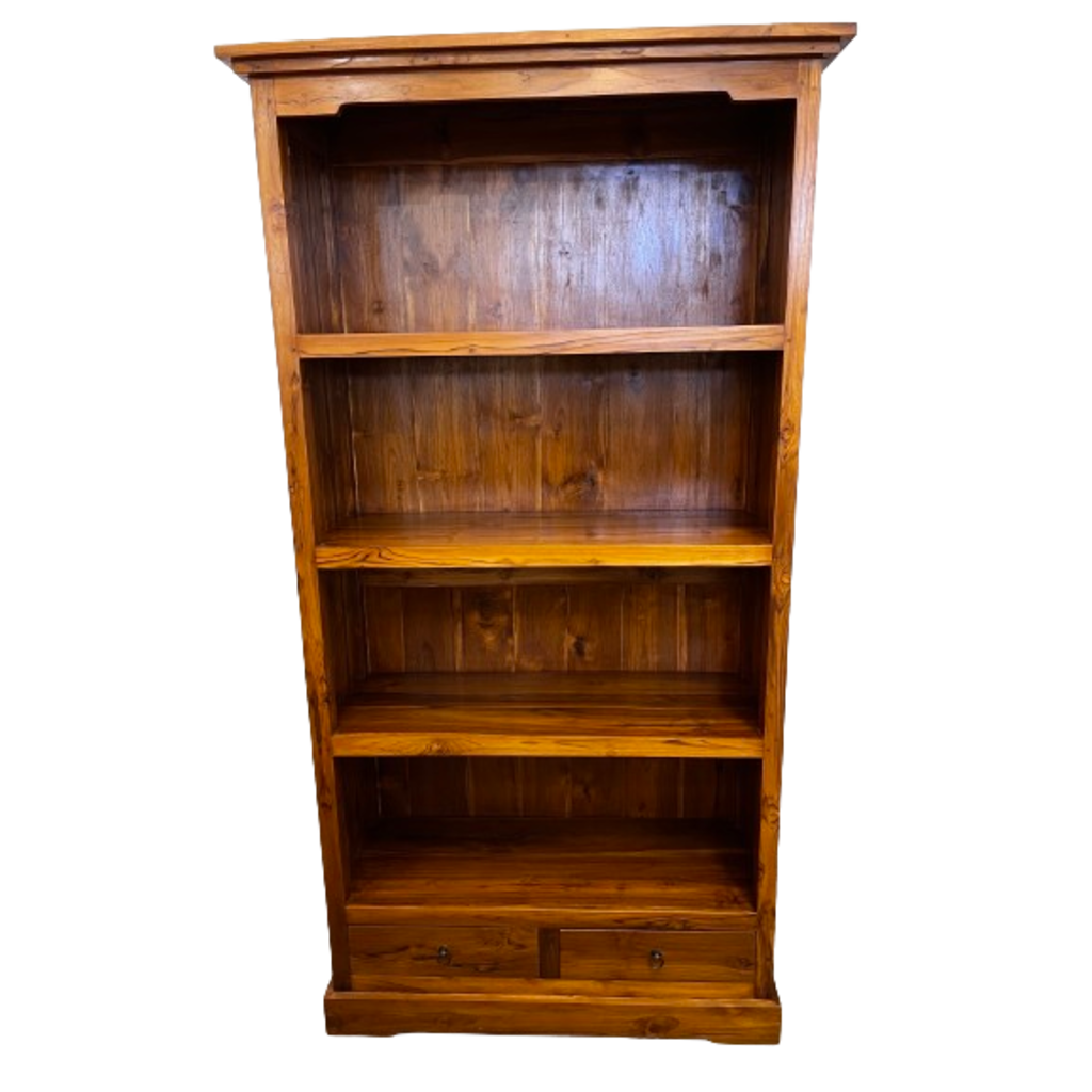Bibliothèque ouverte 2 tiroirs (BT-513)