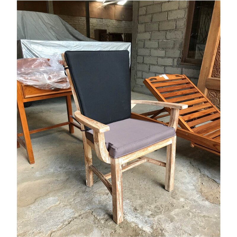 Coussins assise et dossier pour chaise Danil avec Accoudoirs