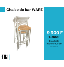 Chaise de bar WARE 38x38x100 Cm