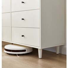 Commode 6 tiroirs 113x41x96 cm Blanc