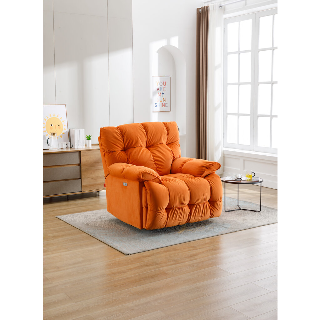 Recliner Dallas 160° avec repose pieds 106x108x110 cm