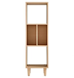 Étagère 4 cases : 2 grande, 2 petites 34x30x111 cm Bois