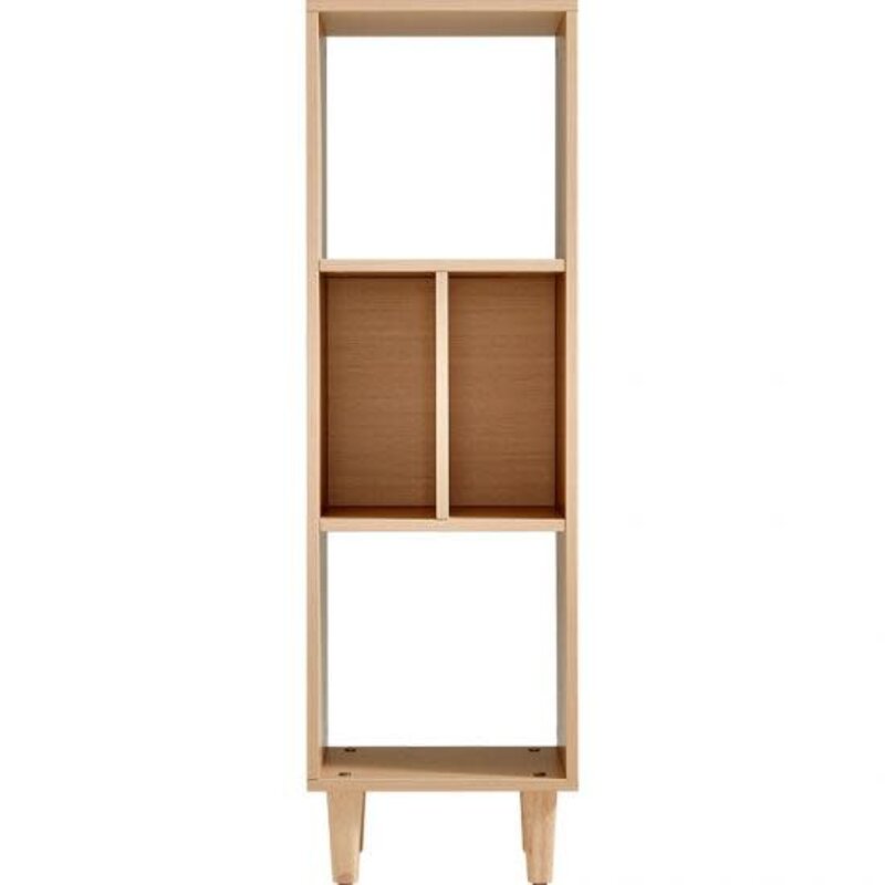 Étagère 4 cases : 2 grande, 2 petites 34x30x111 cm Bois