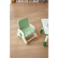 Chaise pour enfant 37x46x47 cm Blanc vert