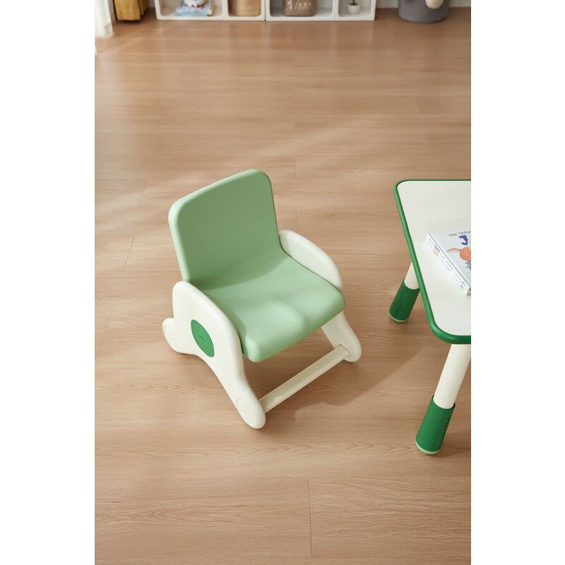 Chaise pour enfant 37x46x47 cm Blanc vert