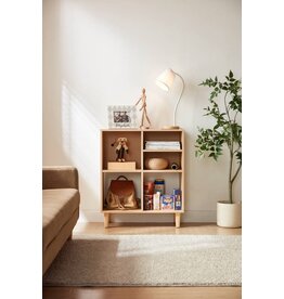Étagère 2x2 cases avec pieds 67x30x79 cm Bois