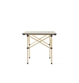 Table d'extérieur pliable 52x52x50 cm Blanc cassé