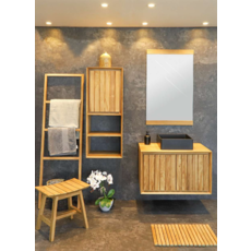 Porte Serviettes Kobe en teck 51x170x3 cm