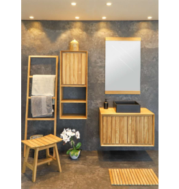 Porte Serviettes Kobe en teck 51x170x3 cm