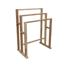 Porte serviettes Cisco 3 niveaux en teck Brut, KD