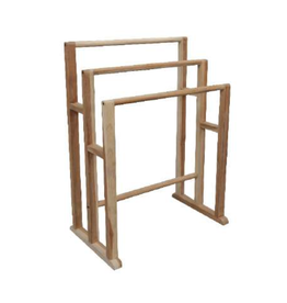 Porte serviettes Cisco 3 niveaux en teck Brut, KD