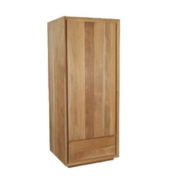 Penderie Oliver en Teck 1 porte 1 tiroir 70x60x190 cm Amber Brown