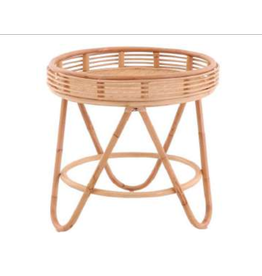 Table basse Iris en rotin Ø53x58 cm