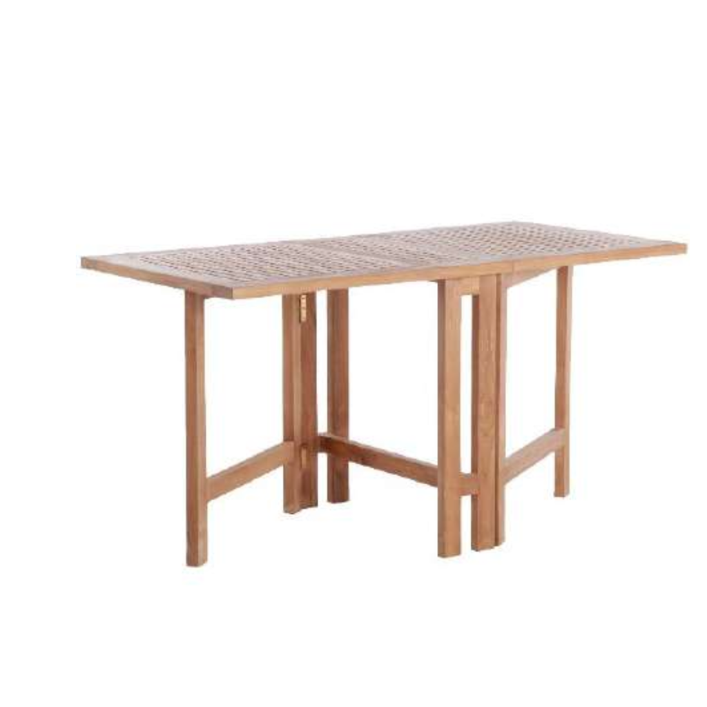 Table pliante Birmingham en Teck Premium 130x65x73 cm